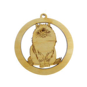 Himalayan Cat Christmas Ornament