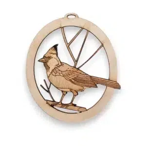 Cardinal Ornament Personalized