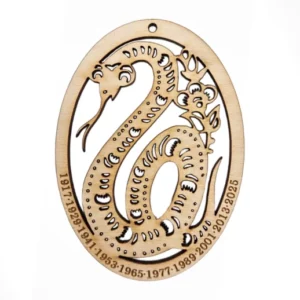 Chinese Zodiac Year of the Snake Ornament