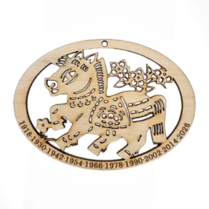 Chinese Zodiac Year of the Horse Ornament