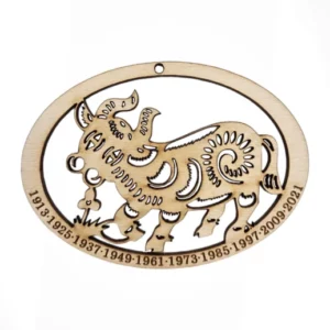 Chinese Zodiac Year of the Ox Ornament