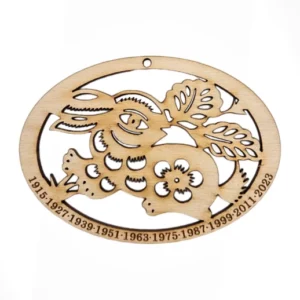 Chinese Zodiac Year of the Rabbit Ornament