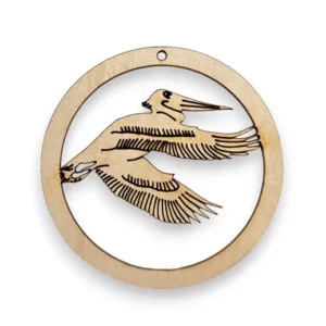 Flying Pelican Ornament | Personalized