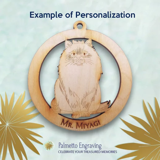 Personalized Himalayan Cat Ornament
