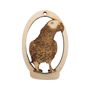 Personalized African Grey Ornament
