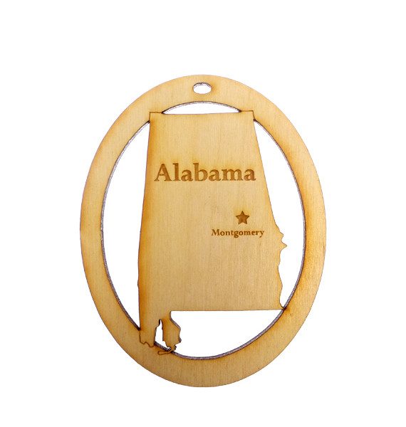 Personalized Alabama Ornament