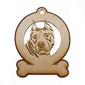 American Staffordshire Terrier Ornament | Amstaff Ornament