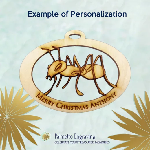 Ant Ornament | Personalized