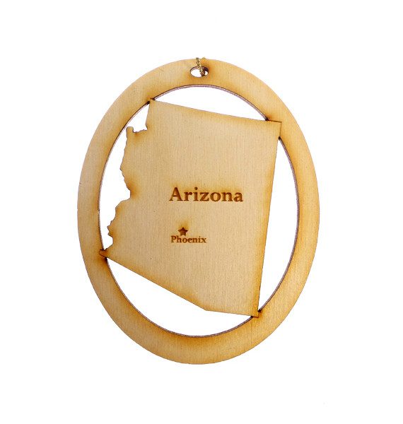 Personalized Arizona Ornament