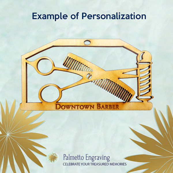 Barber Ornament | Personalized