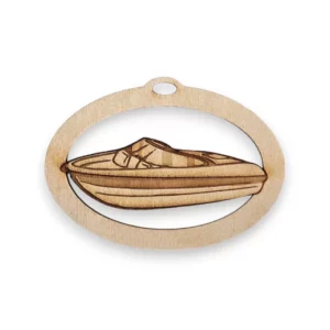 Speed Boat Ornament | Bow Rider | Personalized