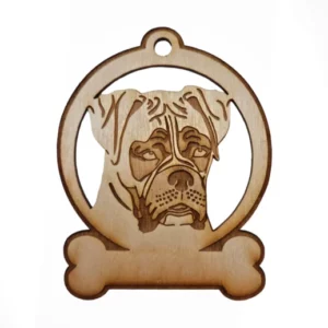 Unique Boxer Dog Ornament
