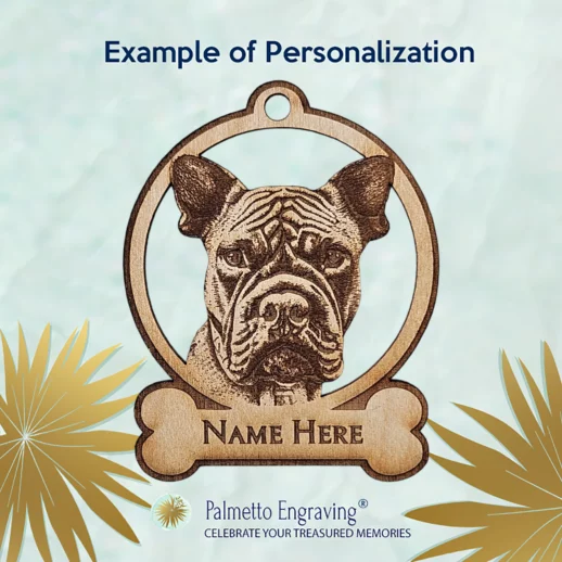 Bulldog Ornament | Personalized