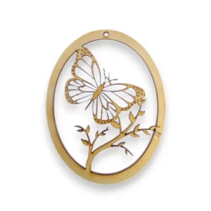 Butterfly Ornament | Personalized | on a Branch