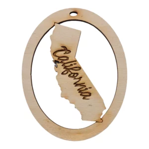 Personalized California Ornament