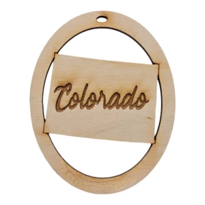 Personalized Colorado Ornament