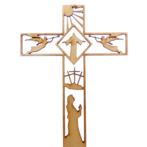 Cross Christmas Ornament | Jesus and Angels