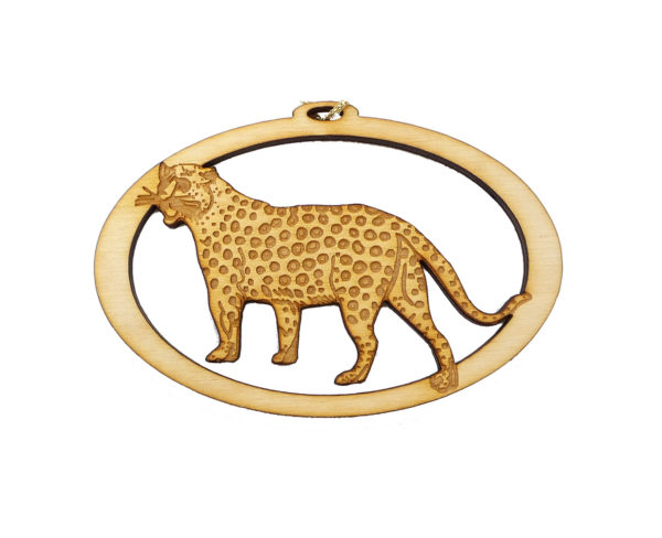 Personalized Cheetah Ornament