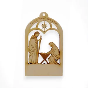 Nativity Christmas Ornament | Personalized
