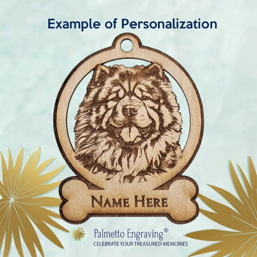 Chow Chow Ornament | Personalized