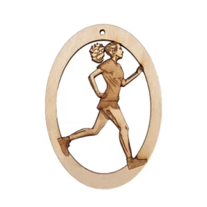 Cross Country Runner Ornament | Female Personalized