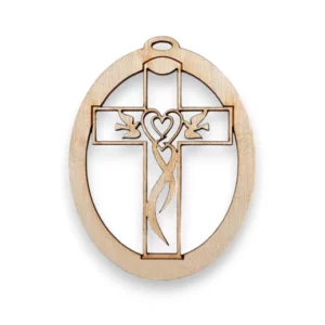 Cross Gifts | Cross Ornament with Doves