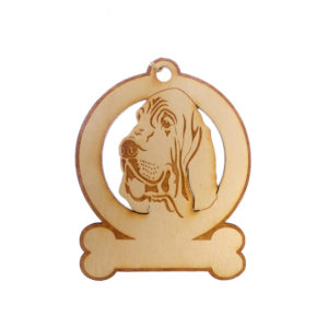 Personalized Bloodhound Ornament