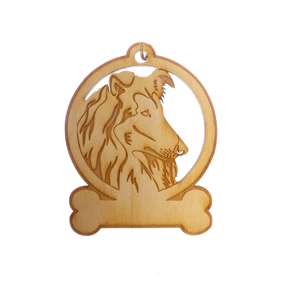 Personalized Collie Ornament