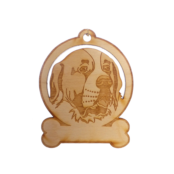 Personalized Saint Bernard Ornament