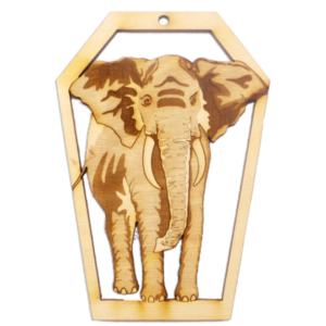 Personalized Elephant Ornament