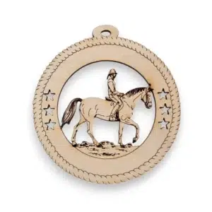 English Rider Ornament | Personalized