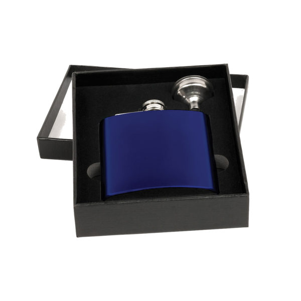 Personalized Flask | Blue | 6oz.