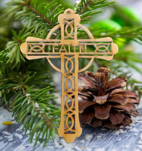 Faith Cross Ornament