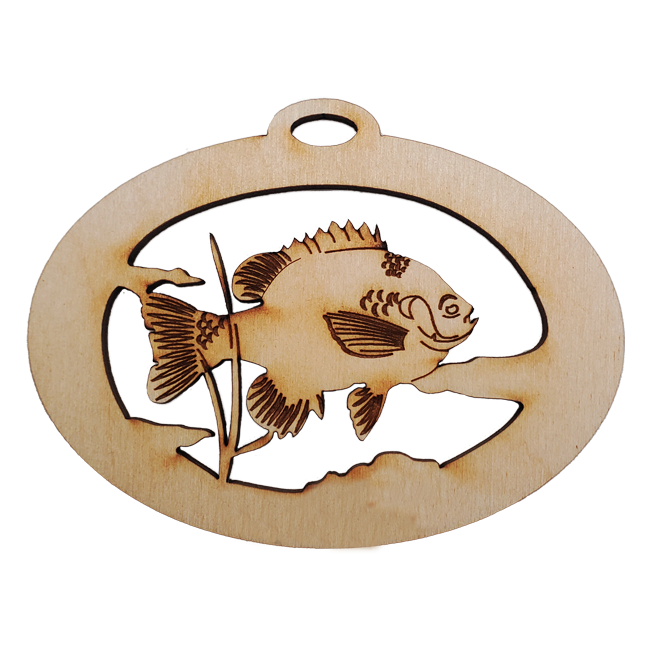 Blue Gill Fish Ornament | Personalized