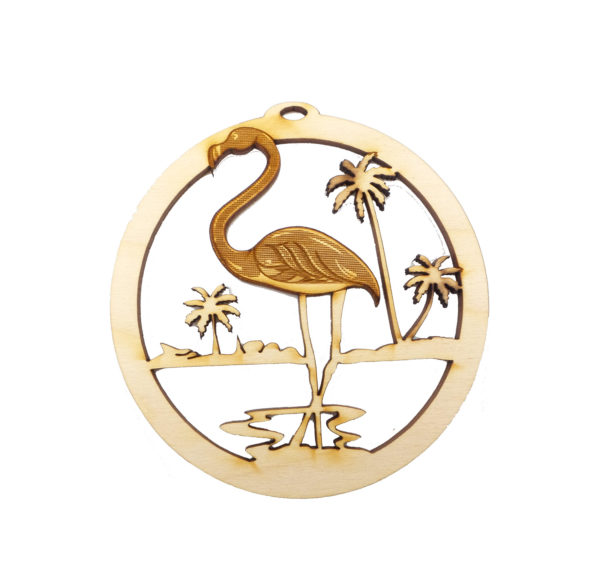 Personalized Flamingo Ornament