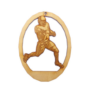 Personalized Football Player Ornament