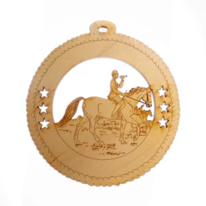 Fox Hunting Ornament | Personalized