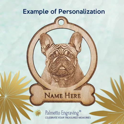 French Bulldog Ornament | Personalized
