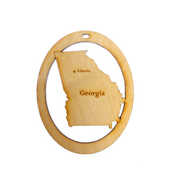 Personalized Georgia Ornament