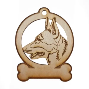 German Shepherd Ornament Personalized