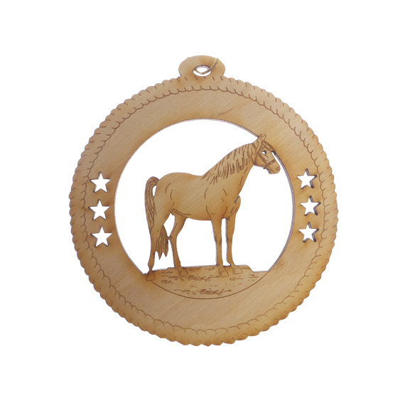 Personalized Horse Christmas Tree Ornament