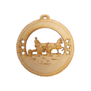 Horse and Buggy Ornament