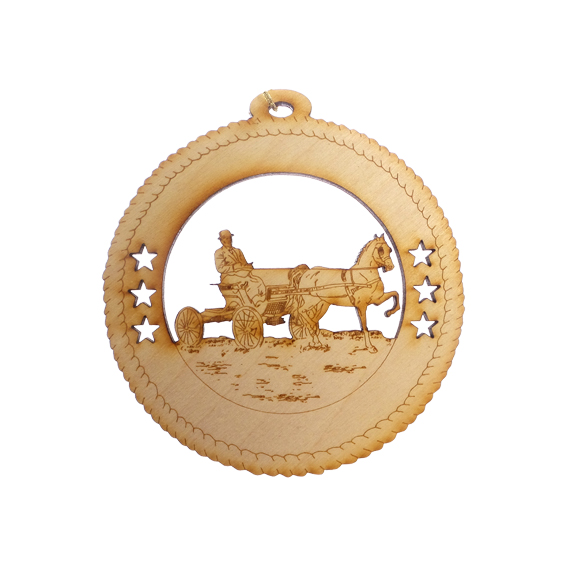 Horse and Buggy Ornament