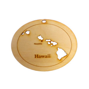 Personalized Hawaii Ornament