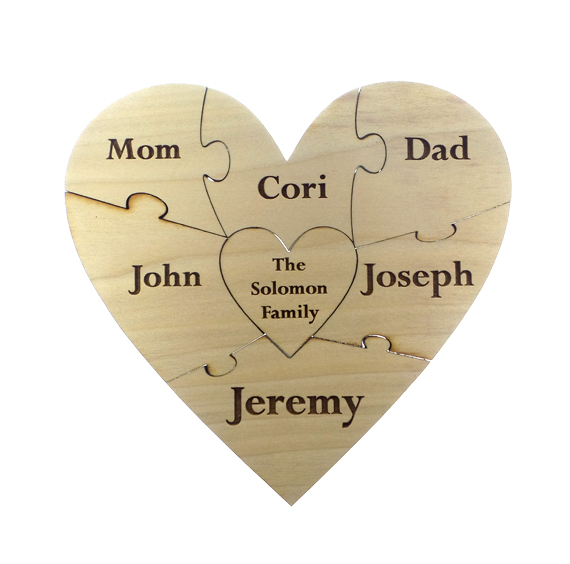 Mothers Day Heart Puzzle