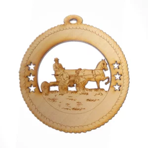 Horse and Buggy Ornament | Personalized