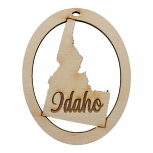 Personalized Idaho Ornament