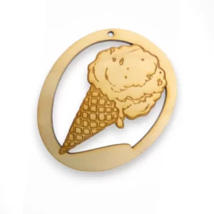 Ice Cream Cone Ornament | Personalized