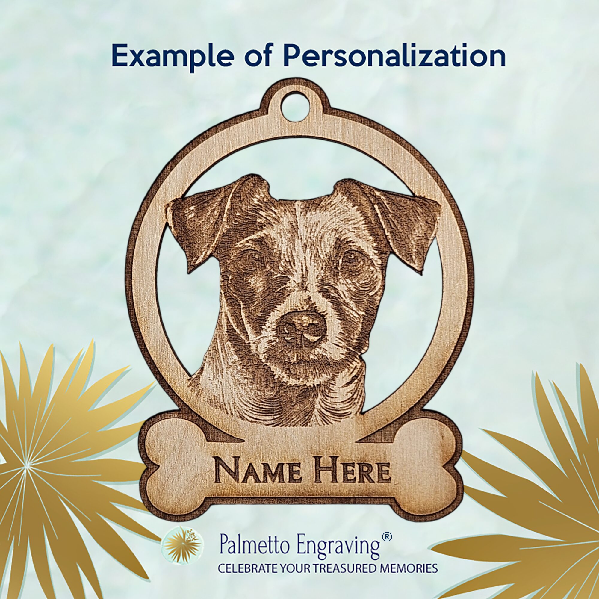 Jack Russell Ornament | Personalized