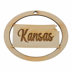 Personalized Kansas Ornament